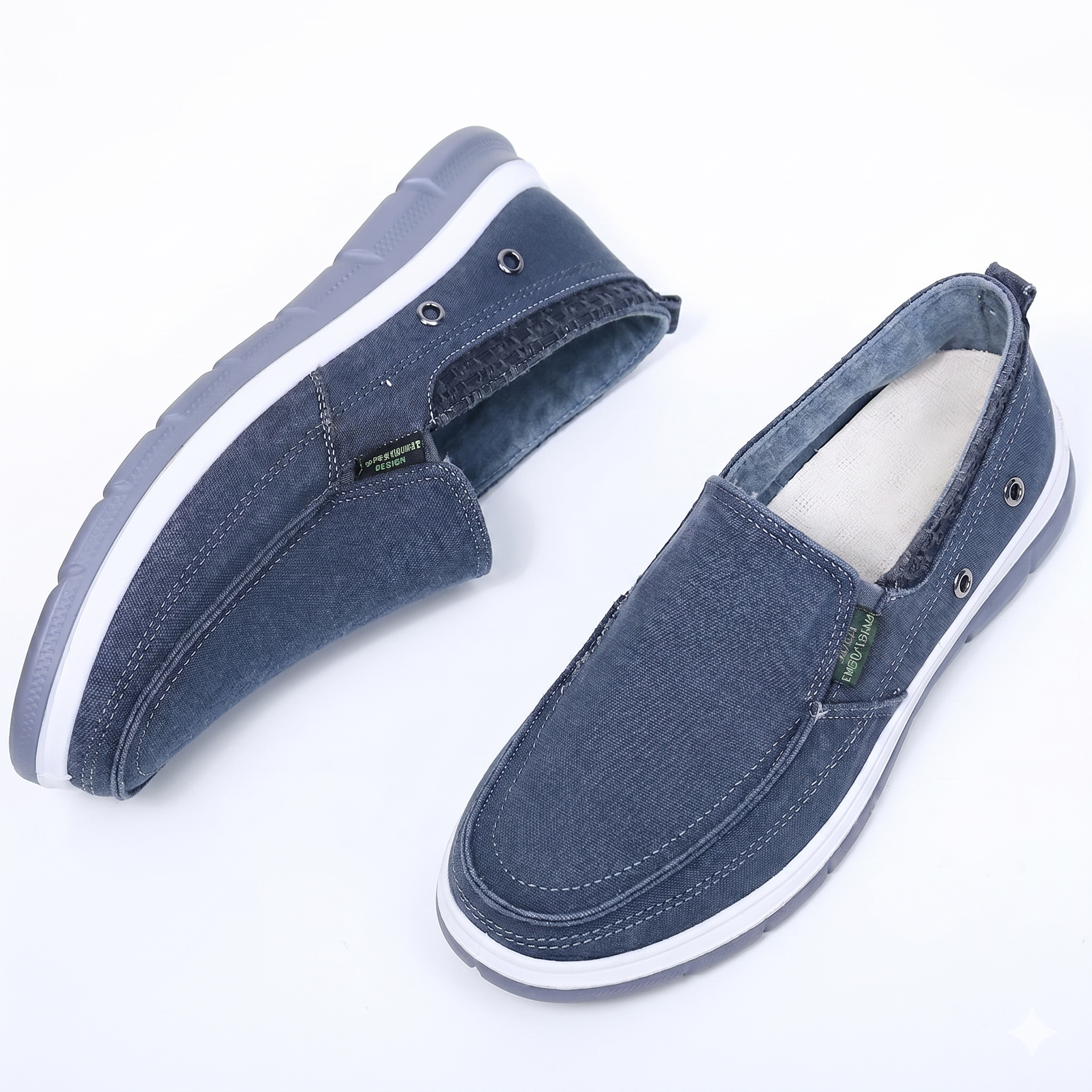 Zapatos de tela premium para hombre
