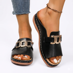 Sandalias casuales con suela gruesa para mujer