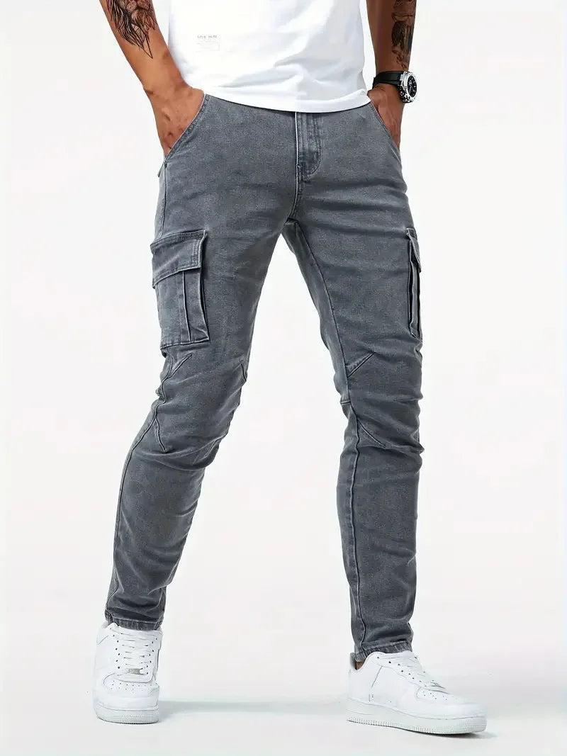 Pantalones vaqueros casuales para hombre