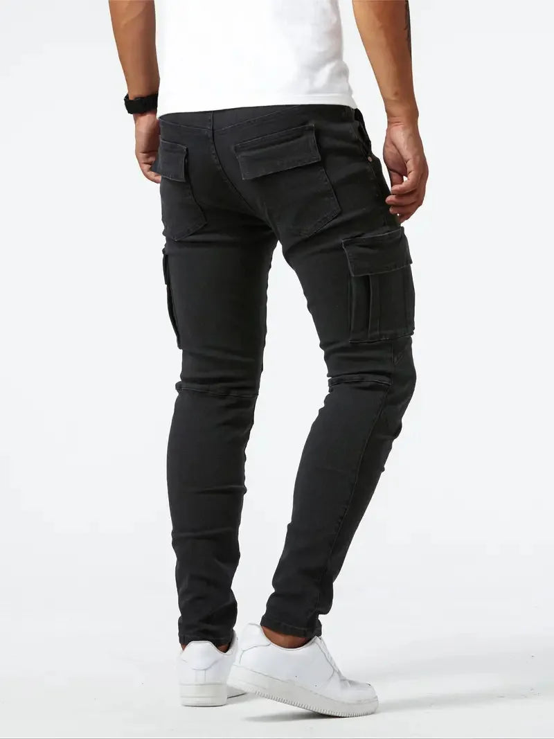 Pantalones vaqueros casuales para hombre