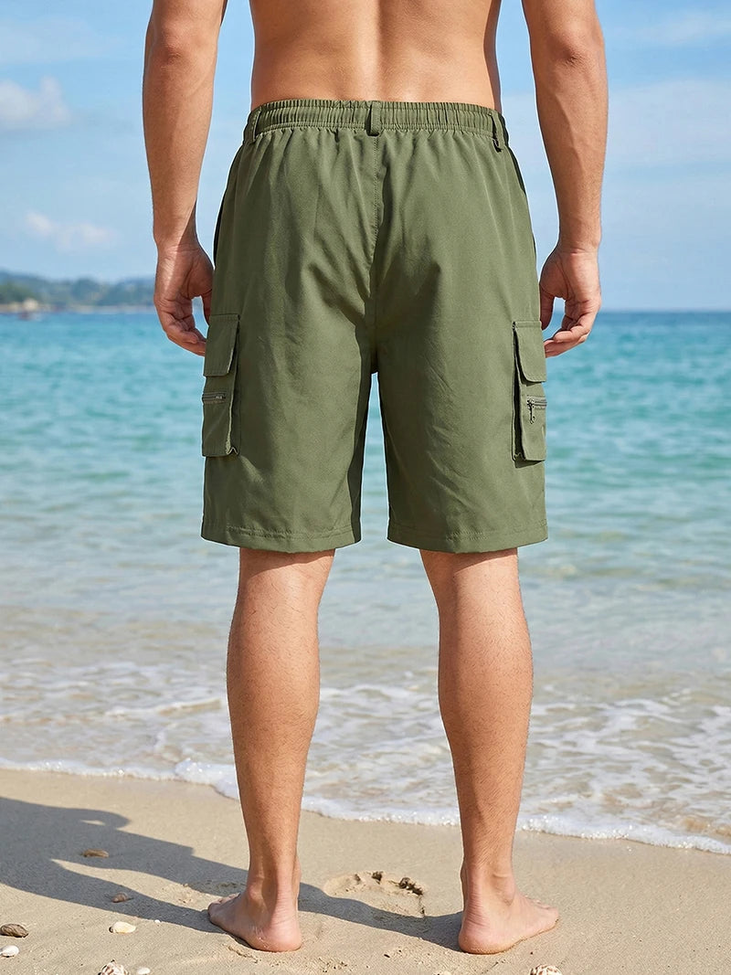 Bañador Hombre QuickDry™ | Secado Rápido y Bolsillos Multifunción