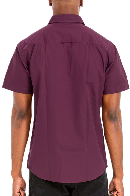 Camisa de dos bolsillos con botones