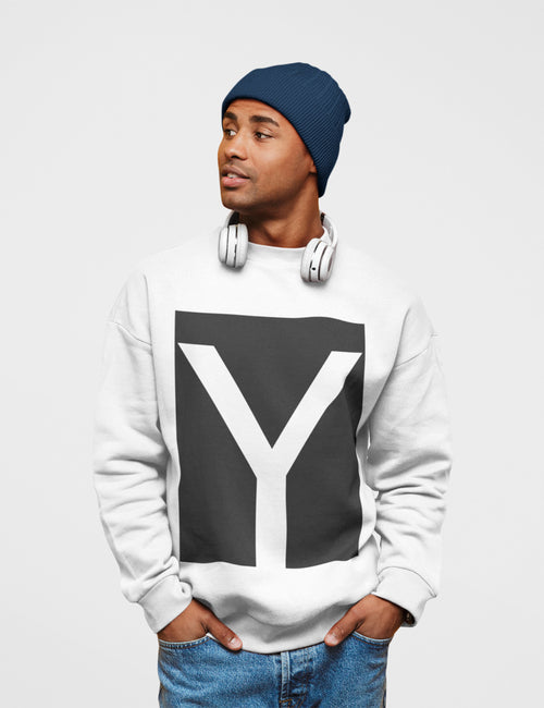 Sudadera de cuello redondo.