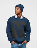 Sudadera de cuello redondo.
